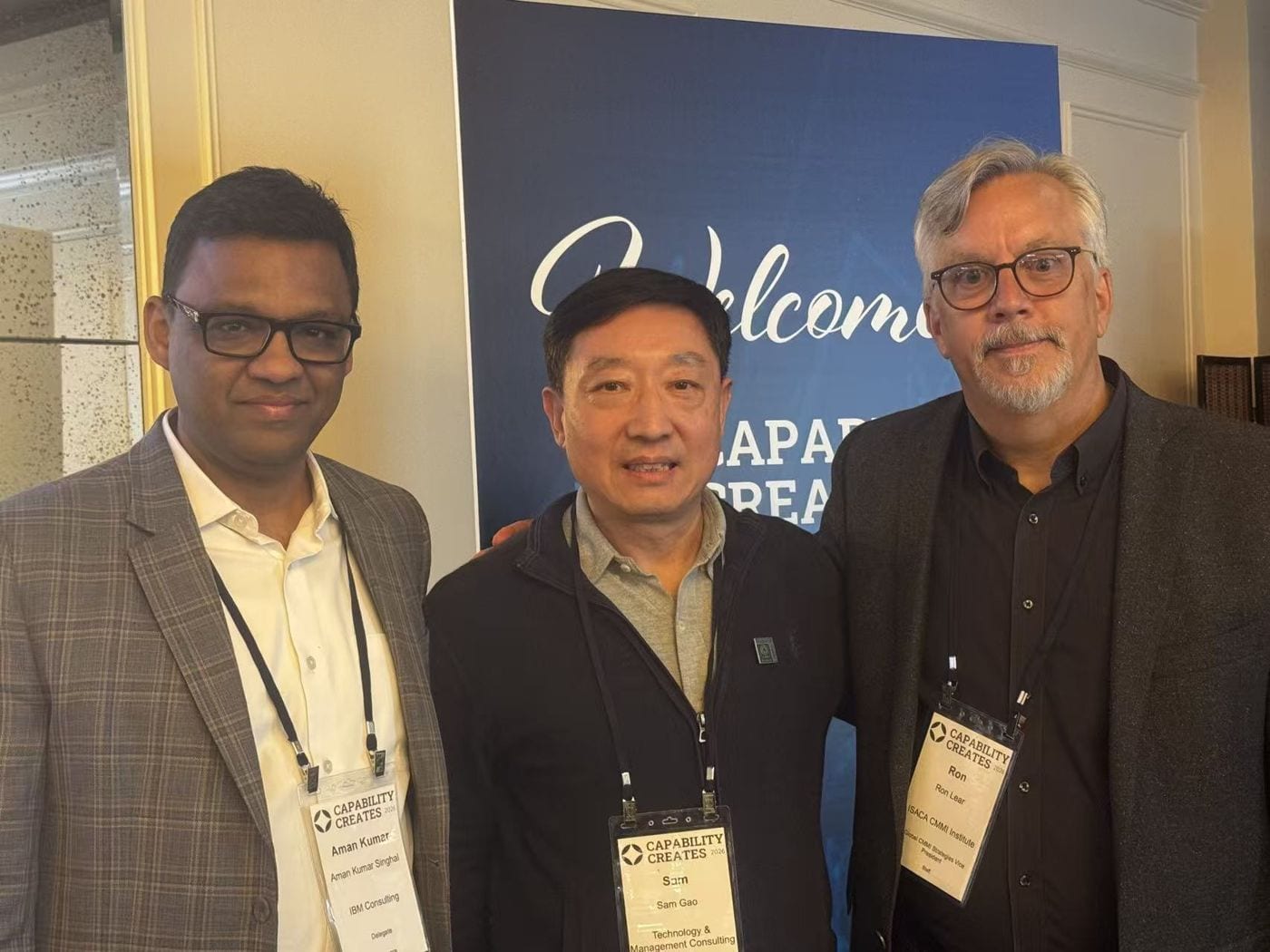与 CMMI AIM 负责人和IBM负责人交流,2026